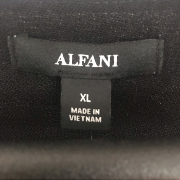 NWT Alfani long-sleeved tunic/ XL/ Multi-colored/ sheer w/ lining/ minor flaw - Picture 8 of 13